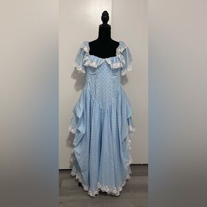 Selkie The Baby Blue Polka Dot Cupid Dress